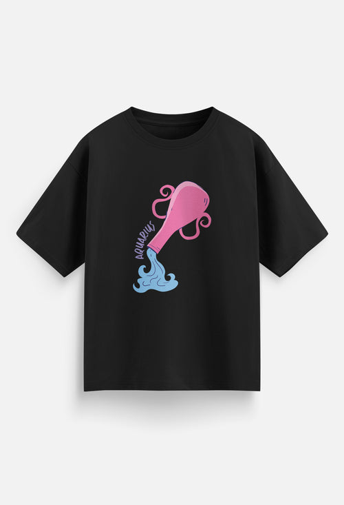 Aquarius Women Oversized T-Shirt