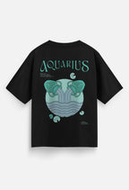 Aquarius - Zodiac Men Oversized T-Shirt