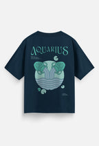 Aquarius - Zodiac Men Oversized T-Shirt