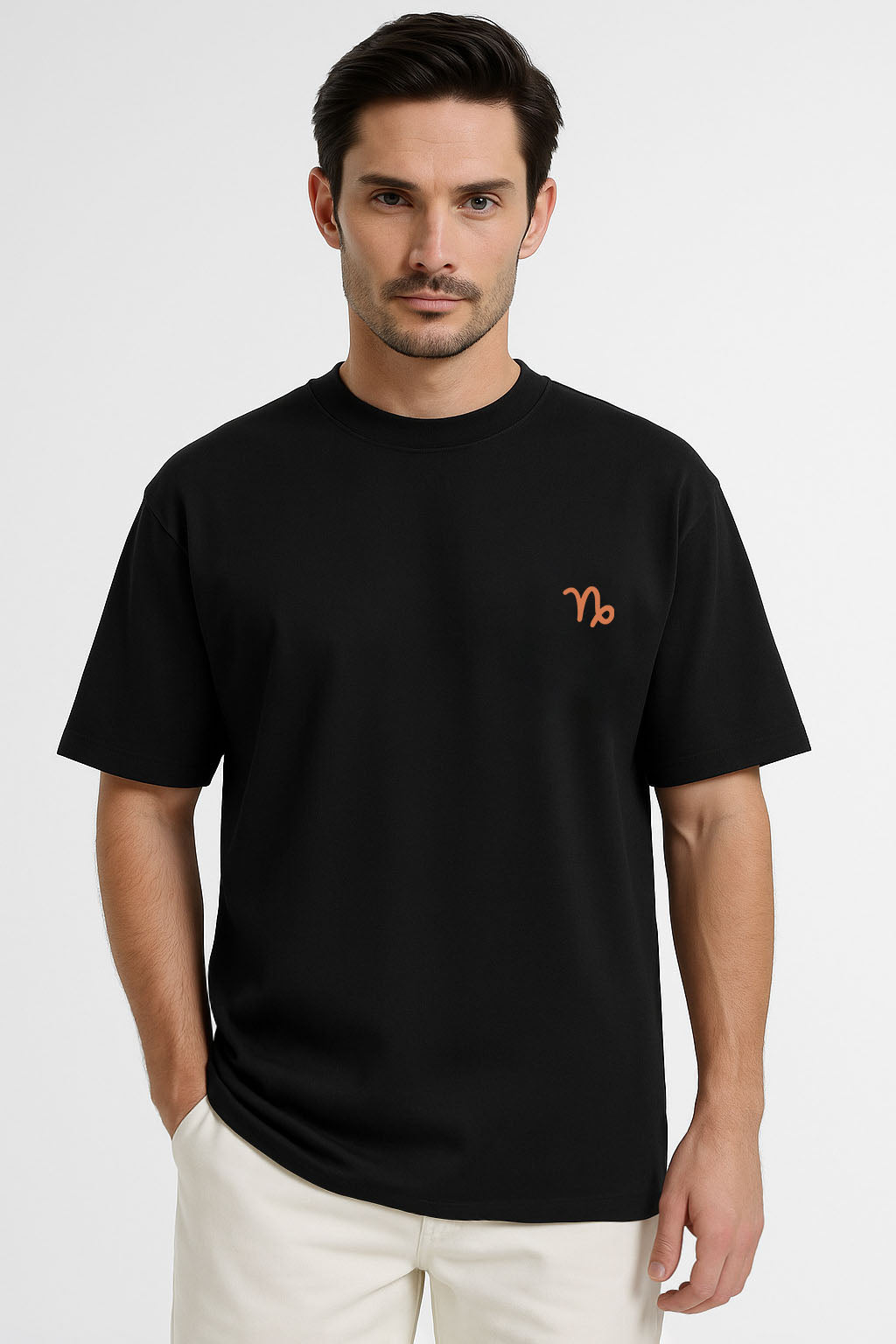 Capricorn Zodiac - Men Oversized T-Shirt