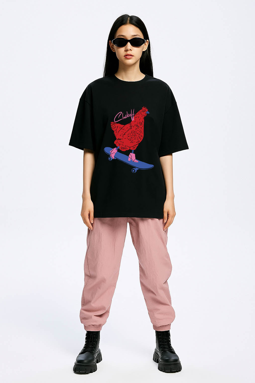 Cluck OFF Women Oversized T-Shirt