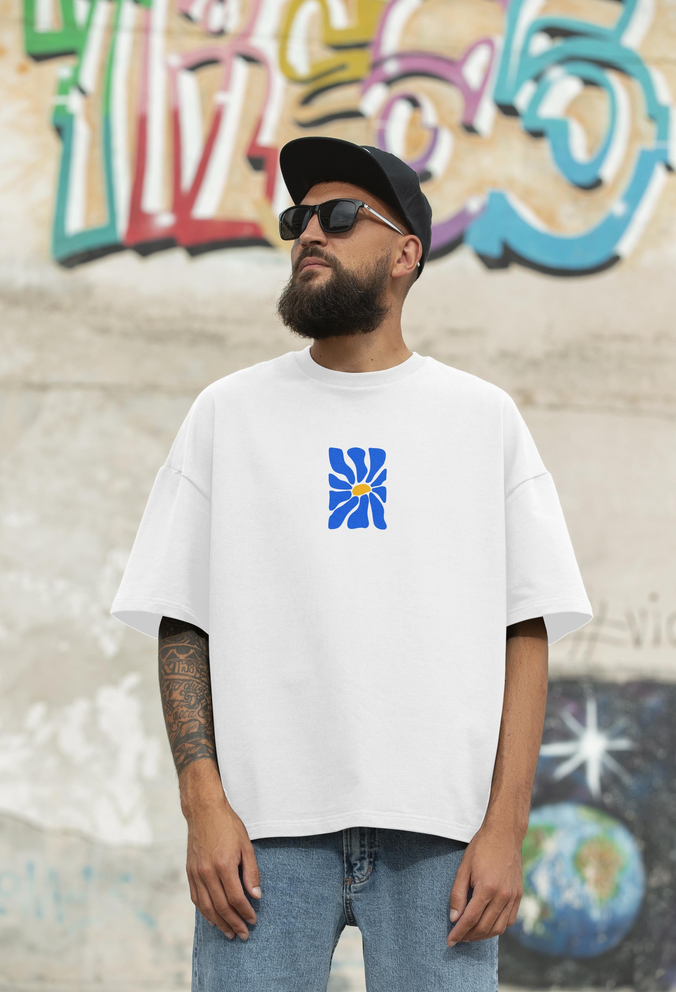 Cosmic Panther - Oversized Men T-Shirt