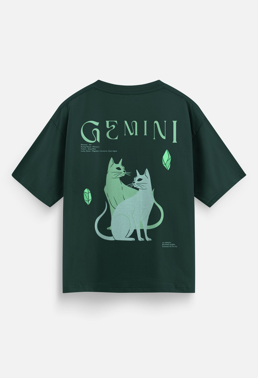 Gemini - Zodiac Men Oversized T-Shirt