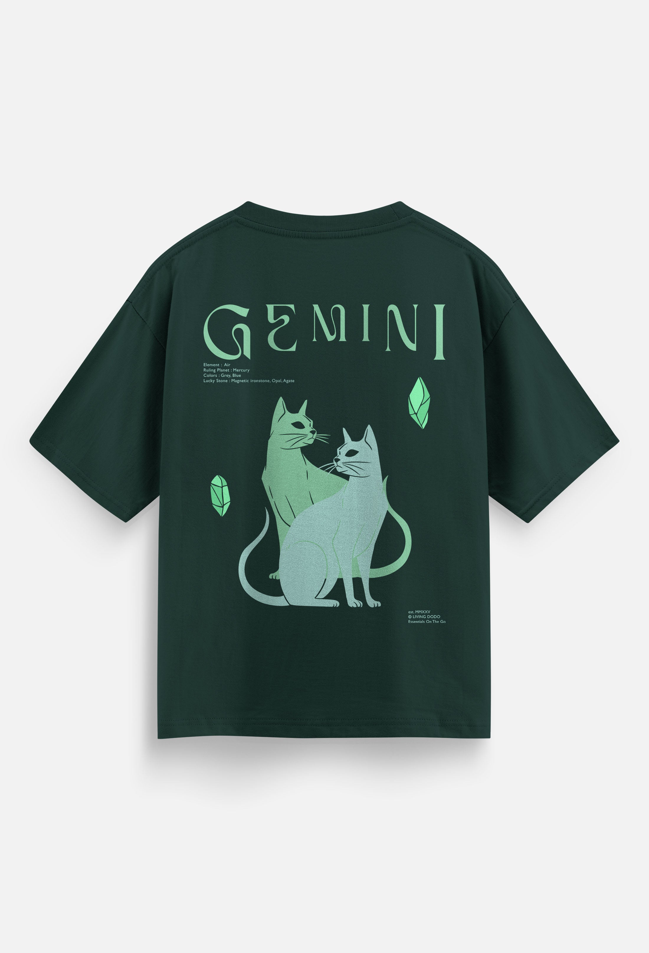 Gemini - Zodiac Men Oversized T-Shirt