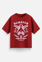 Hawaiian Tropical Women Oversized T-Shirt