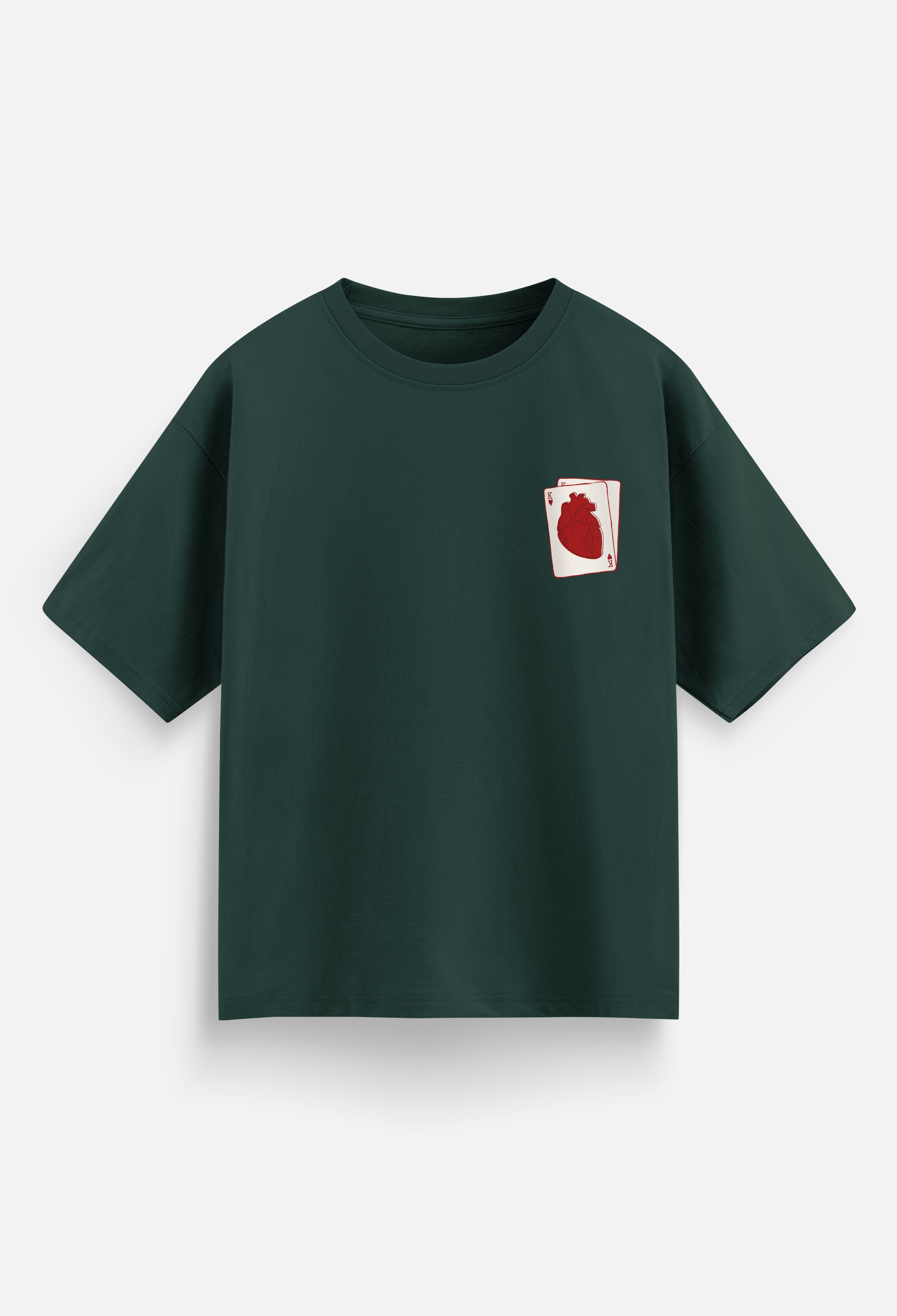 King Of Hearts - Oversized Men T-Shirt