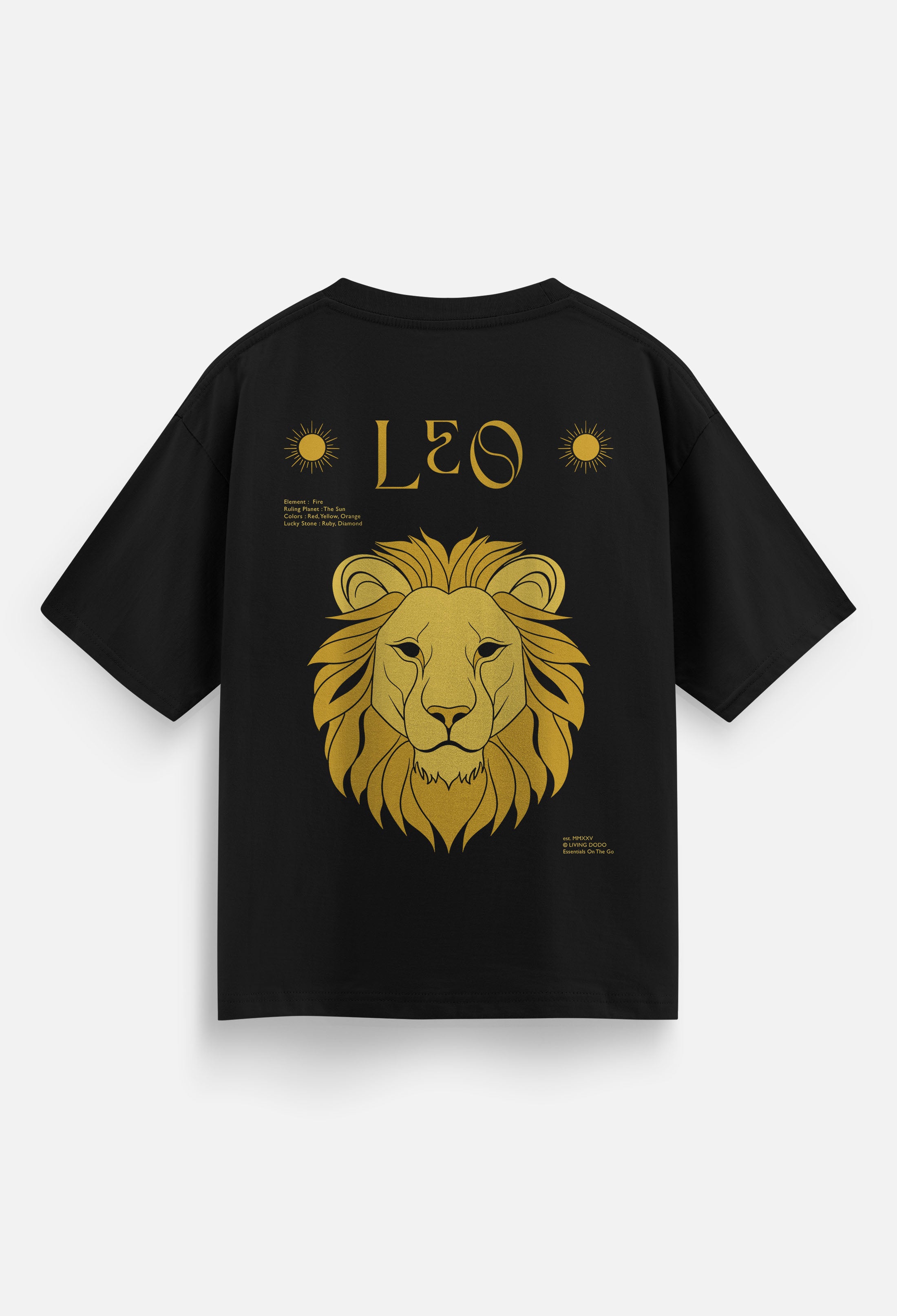 LEO - Zodiac Men Oversized T-Shirt