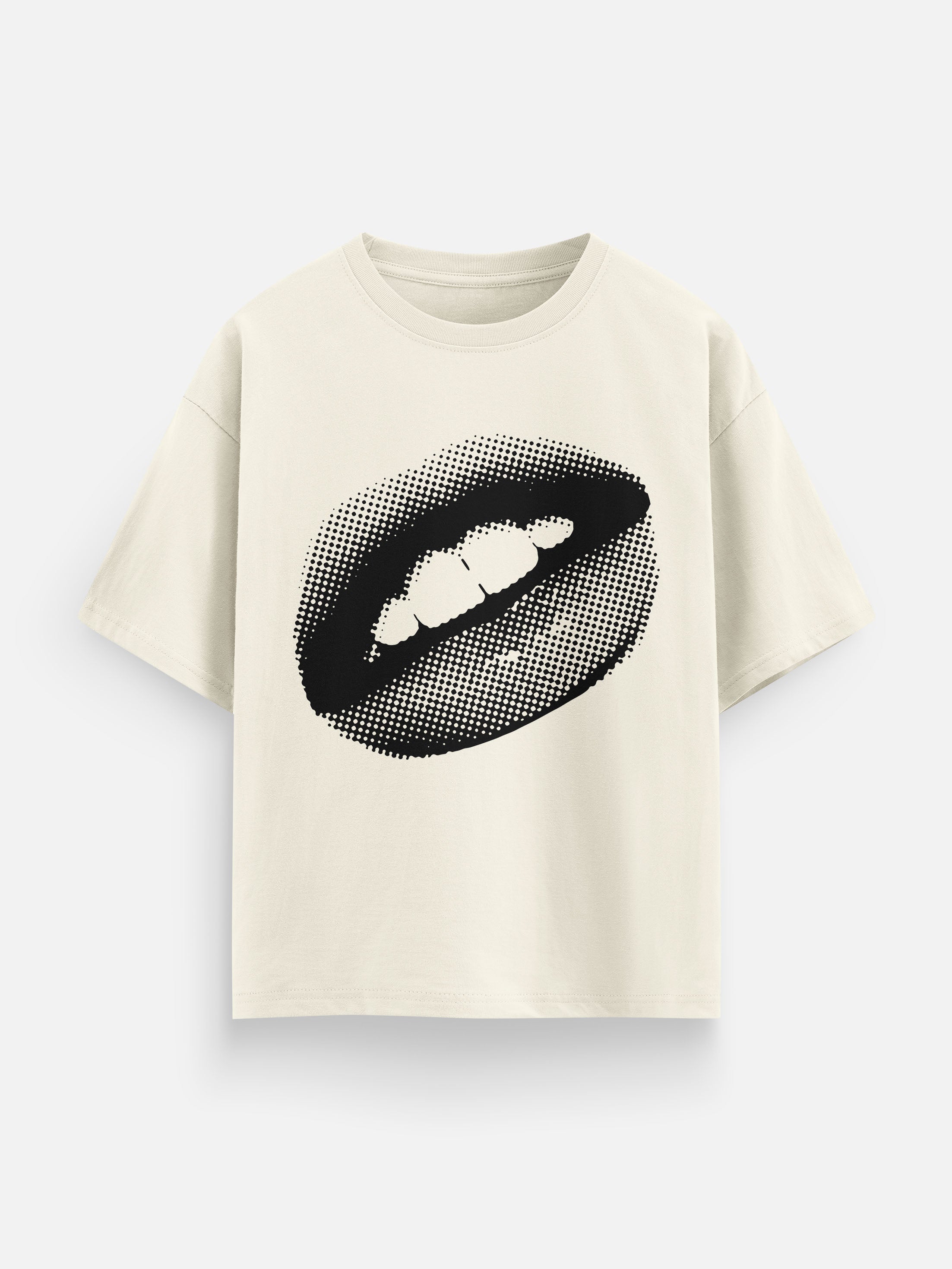 Lip Gloss Women Oversized T-Shirt