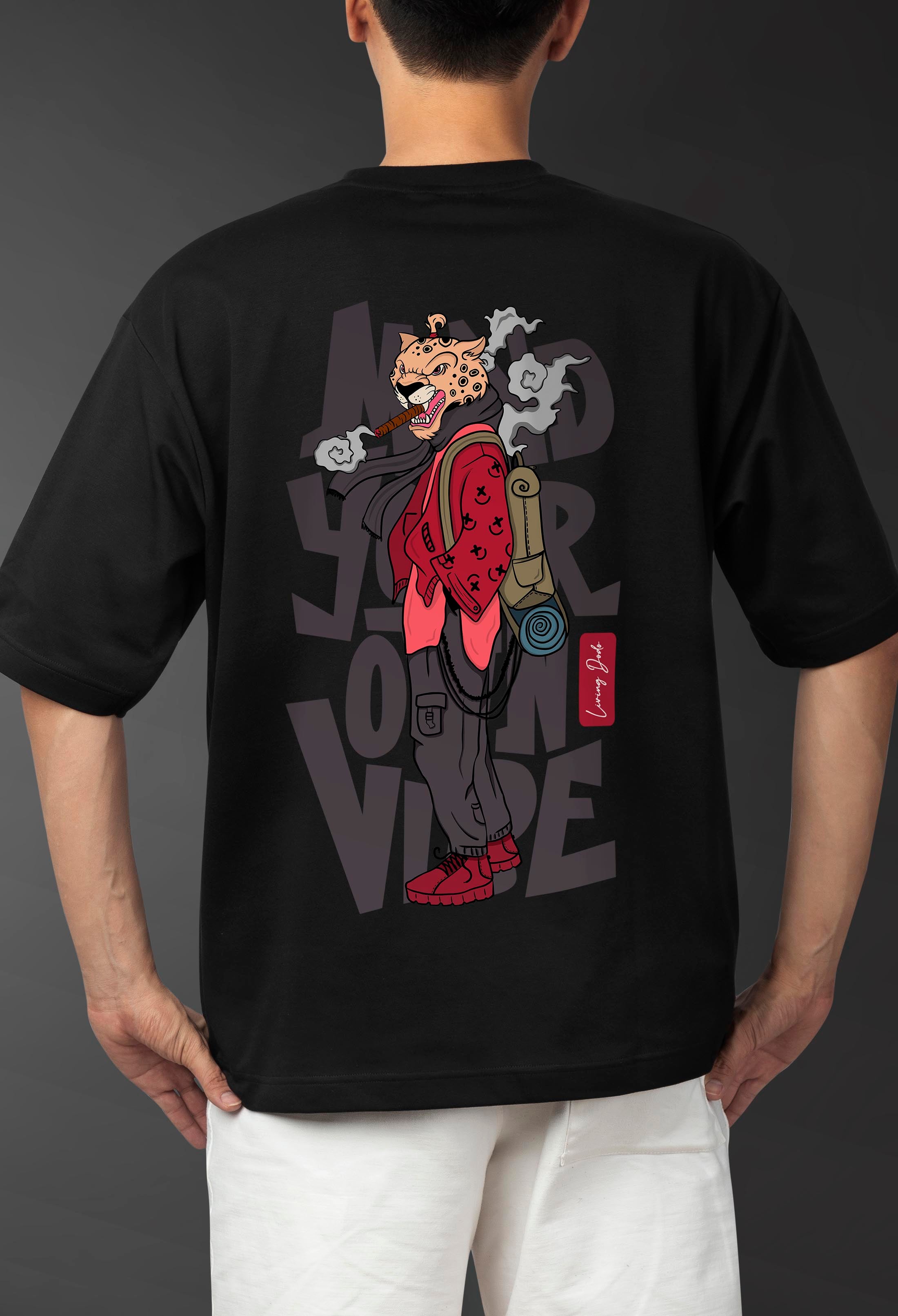 Mind Your Own Vibe - Oversized Men T-Shirt
