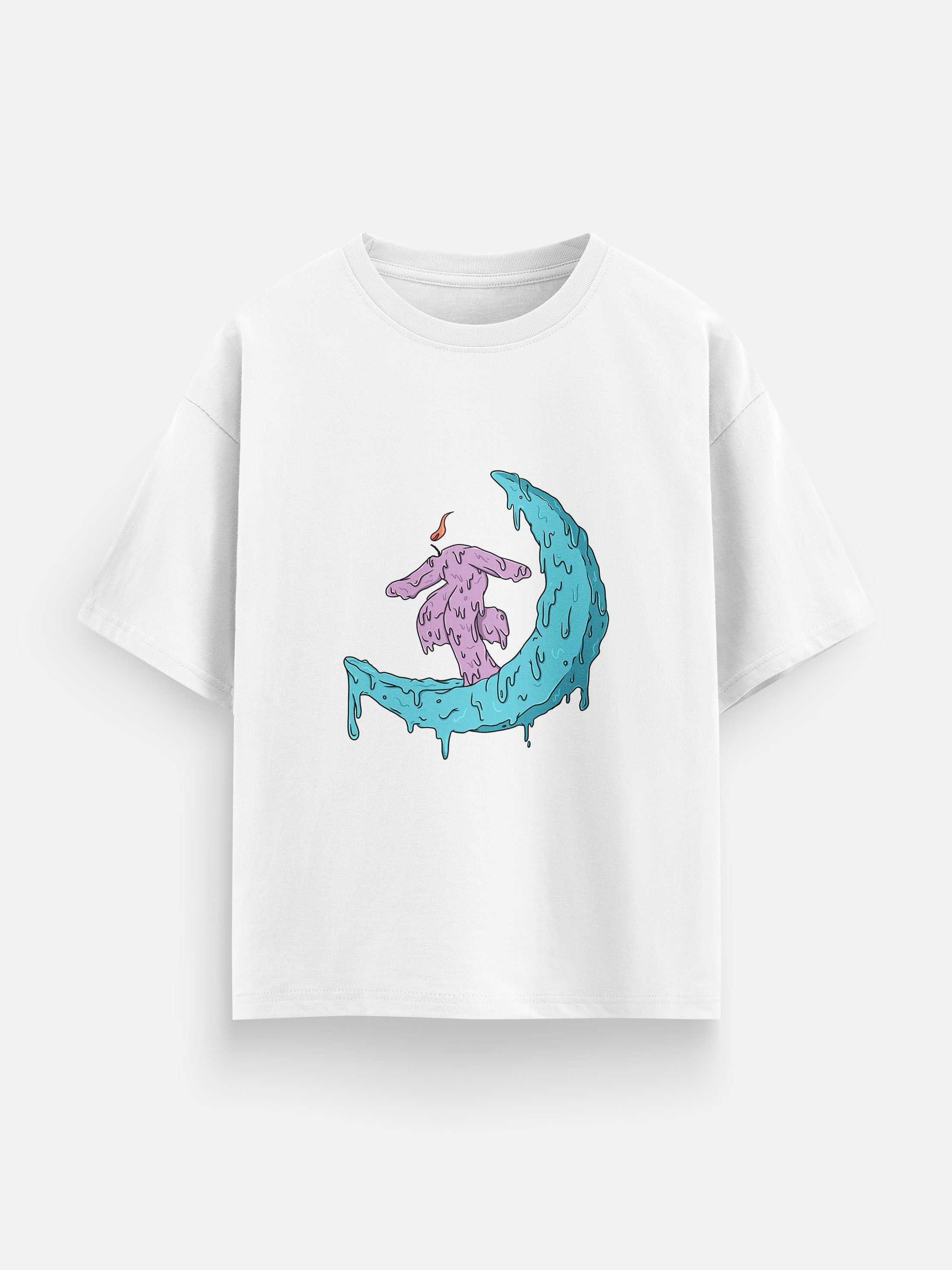 Moonlight Dancing Women Oversized T-Shirt