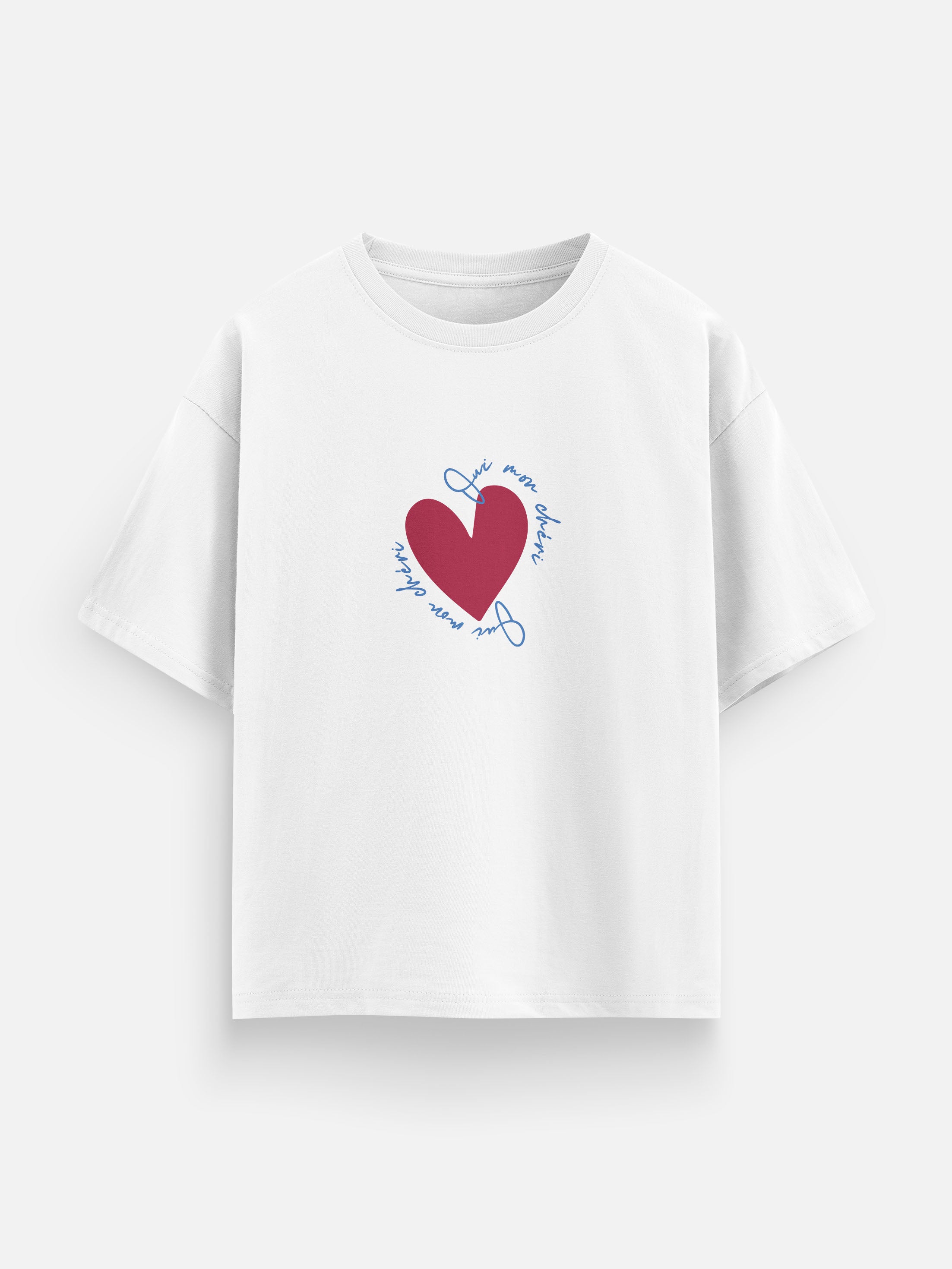 Oui Mon Chéri Women Oversized T-Shirt