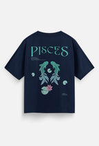 Pisces - Zodiac Men Oversized T-Shirt