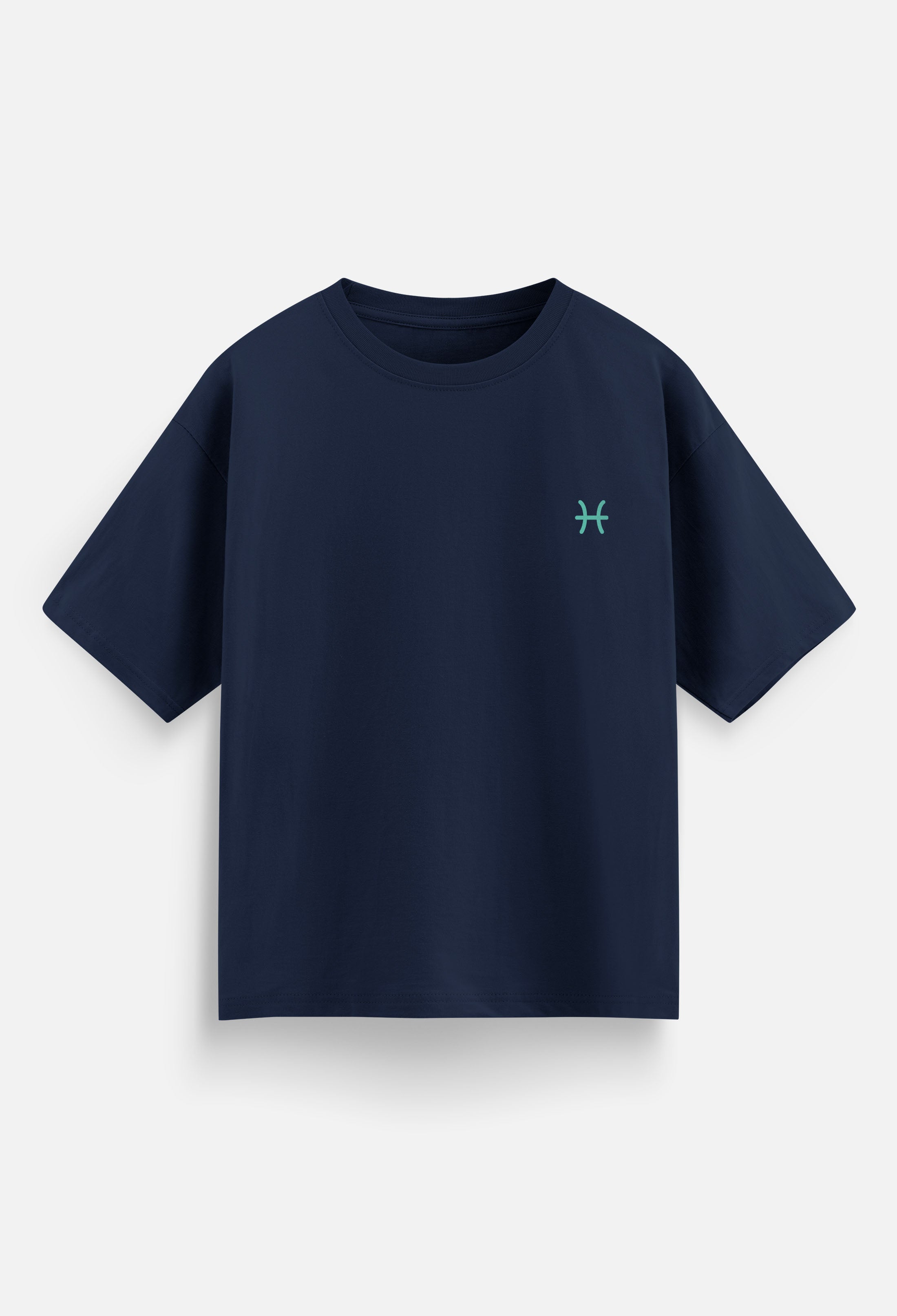 Pisces - Zodiac Men Oversized T-Shirt