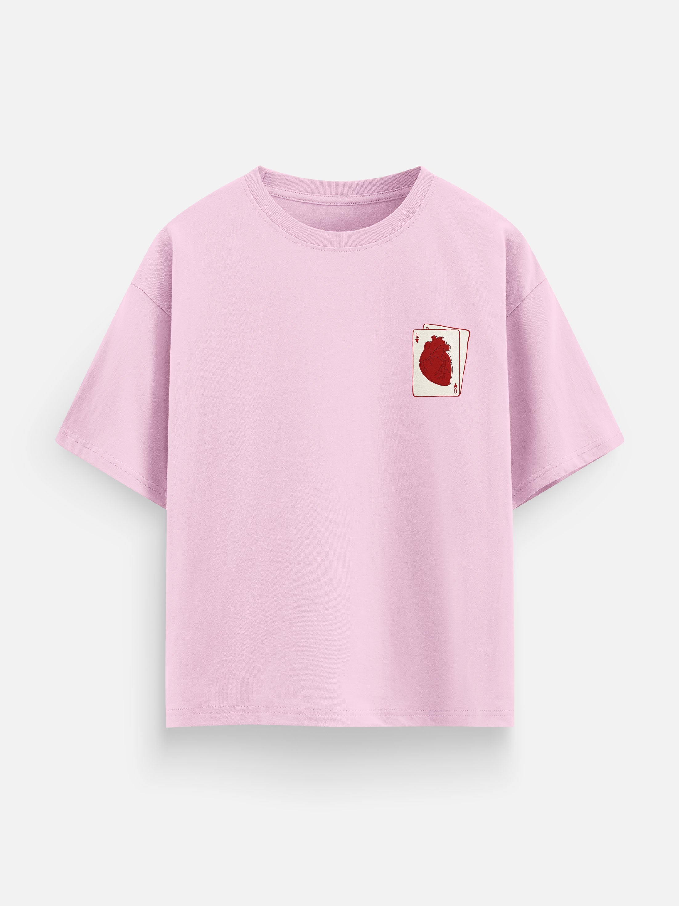 Queen Of Hearts Women Oversized T-Shirt