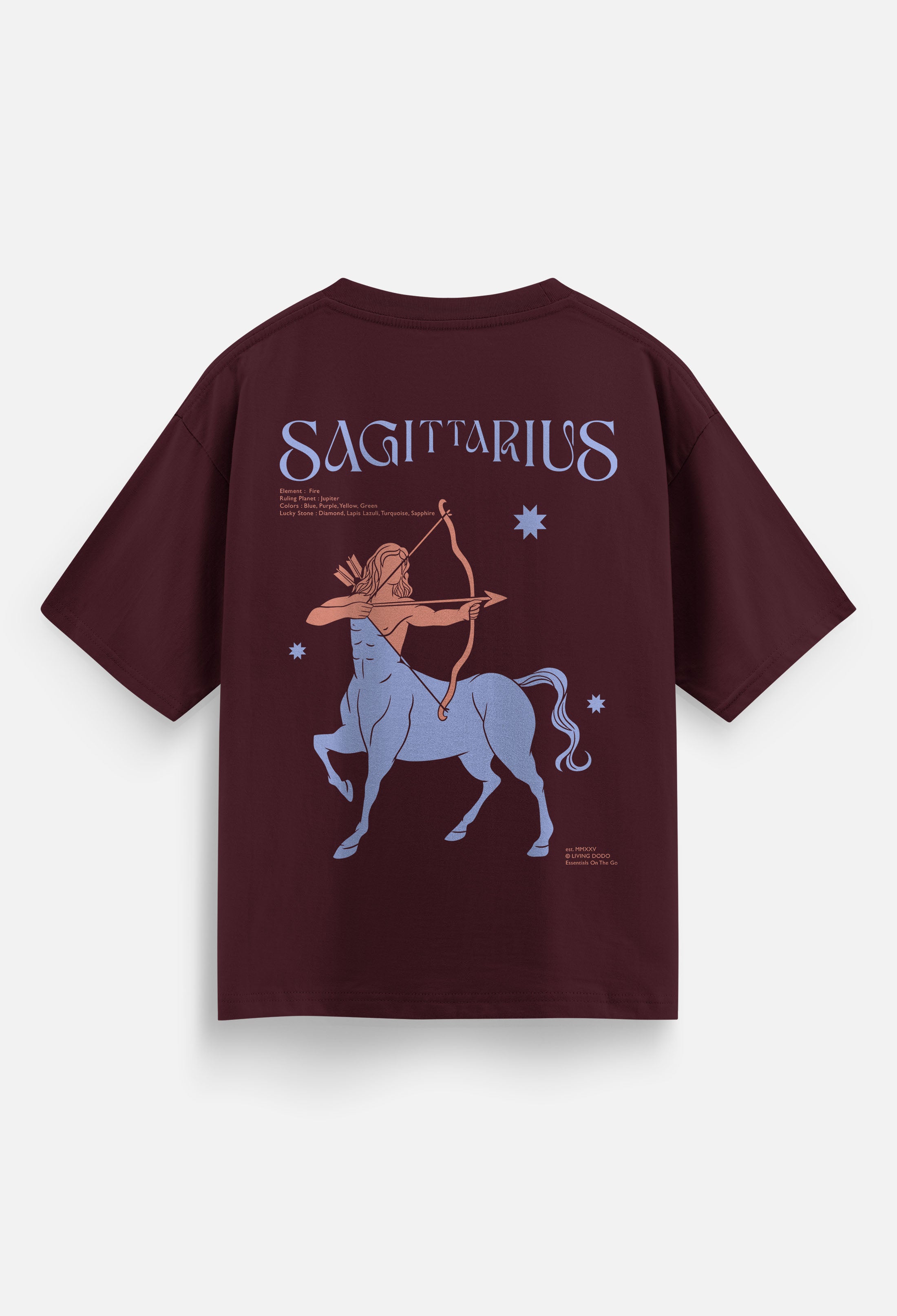 Sagittarius - Zodiac Men Oversized T-Shirt