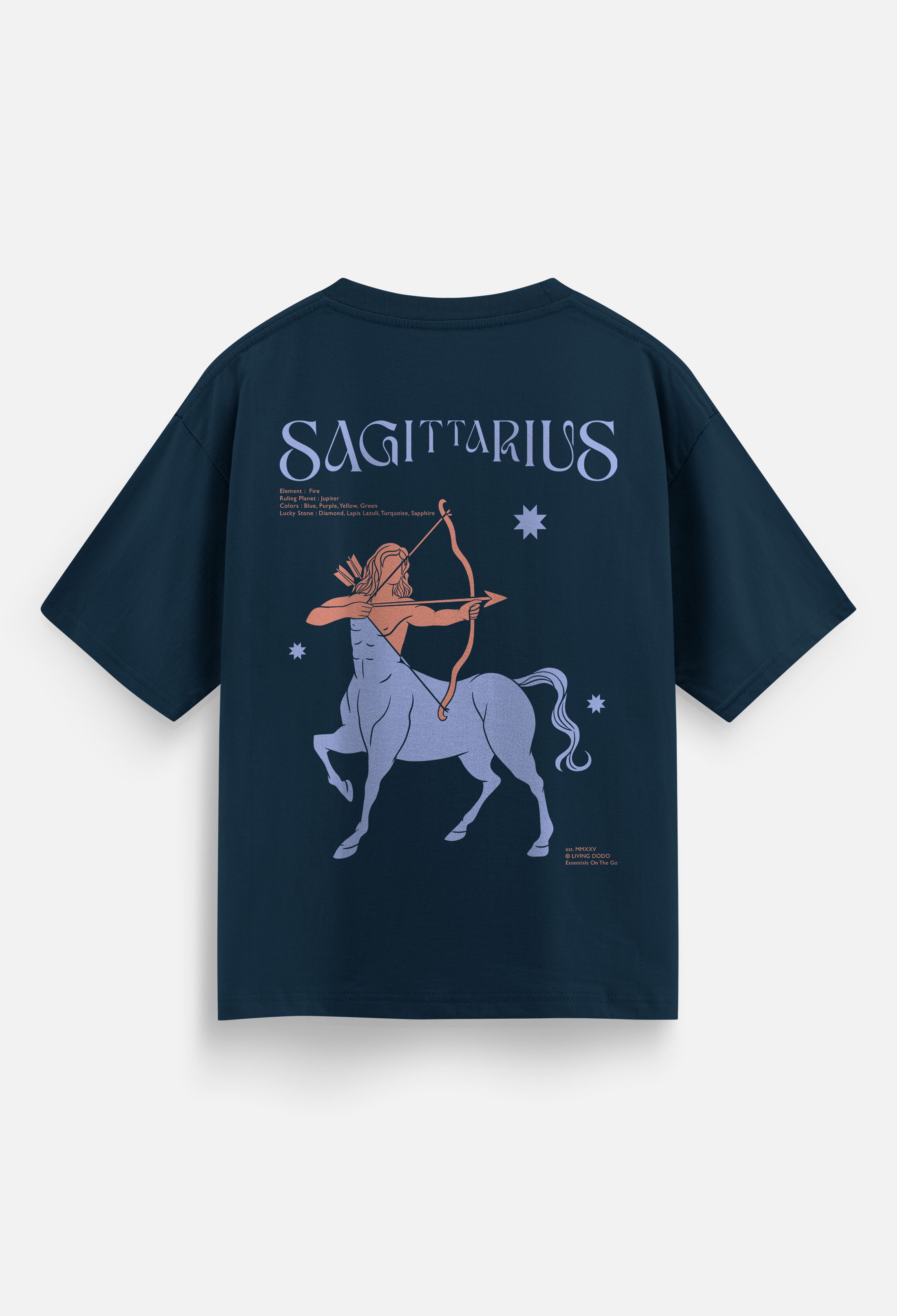 Sagittarius - Zodiac Men Oversized T-Shirt