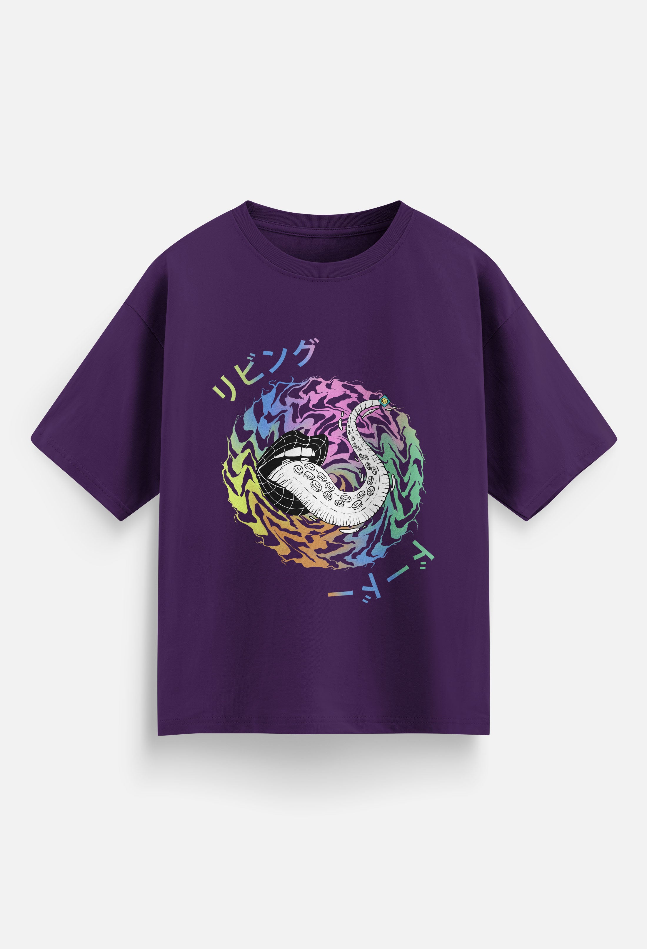 Trippy Hippie - Oversized Men T-Shirt