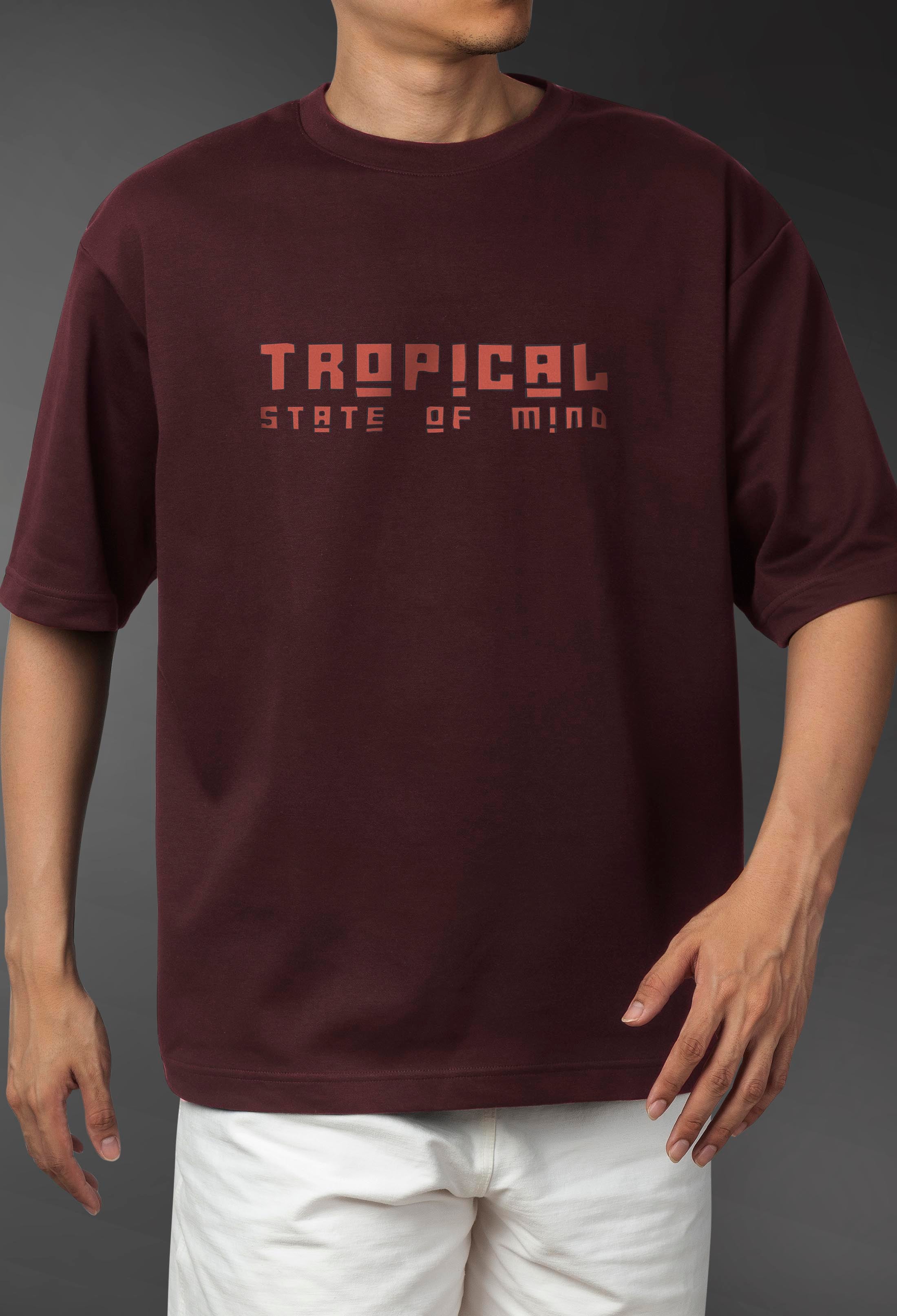 Tropical State Of Mind - Oversized Men T-Shirt