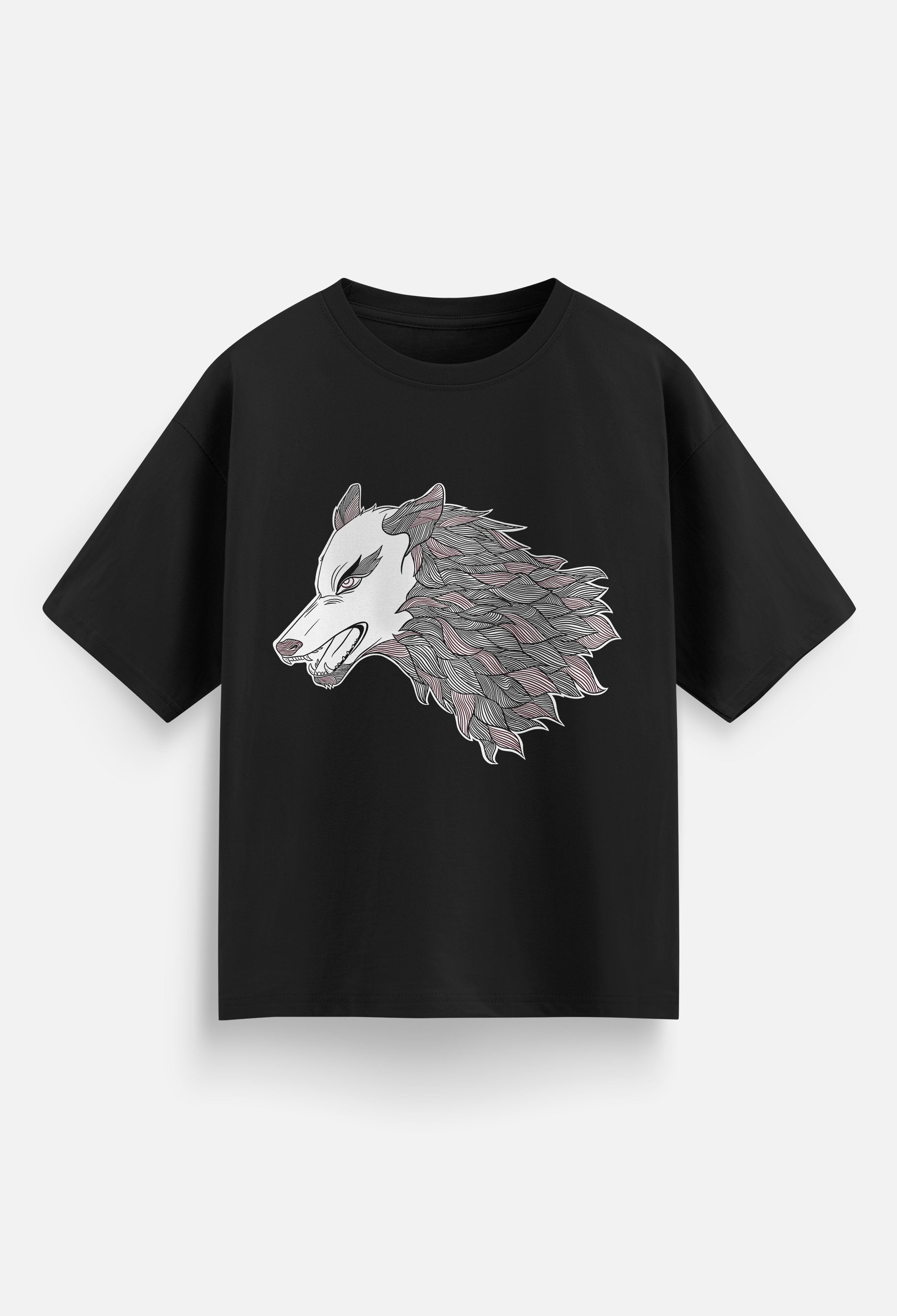 Wolf - Oversized Men T-Shirt